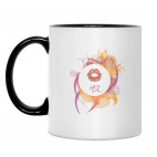 Кружка двухцветная