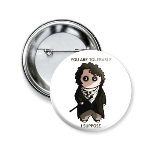 Значок 50мм с принтом Mr Darcy ( Colin Firth )