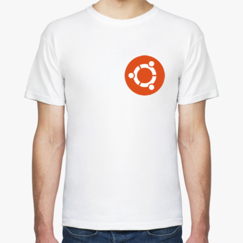Футболка с принтом Ubuntu