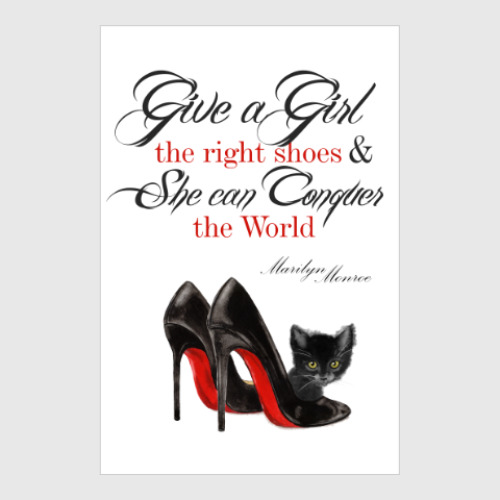 Постер с принтом Лабутены