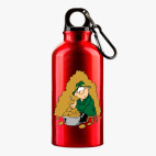 Металлическая бутылка 400 мл UV-DTF