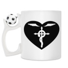 Кружка с футбольным мячиком