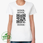 Женская футболка органик