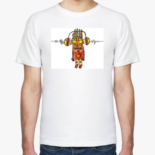 Футболка с принтом Меломан