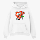 Толстовка худи оверсайз