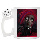 Кружка с футбольным мячиком