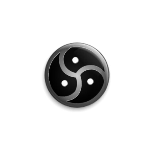 Значок 25мм с принтом БДСМ