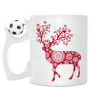 Кружка с футбольным мячиком