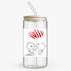 Банка с бамбуковой крышкой