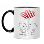 Кружка двухцветная