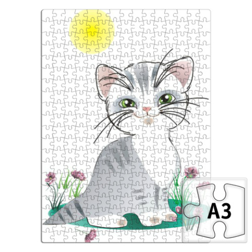 Пазл с принтом Кошечка Анфиса