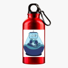 Металлическая бутылка 400 мл UV-DTF