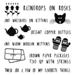 My Favorite Things