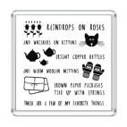 Магнит 6.5 x 6.5 см My Favorite Things