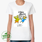 Женская футболка органик