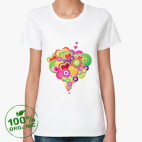 Женская футболка органик