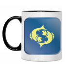 Кружка двухцветная