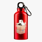 Металлическая бутылка 400 мл UV-DTF