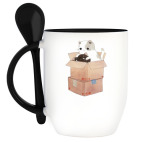 Кружка с ложкой