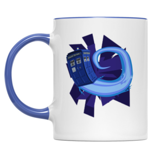 Кружка с принтом Tardis