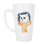 Кот в шарфе