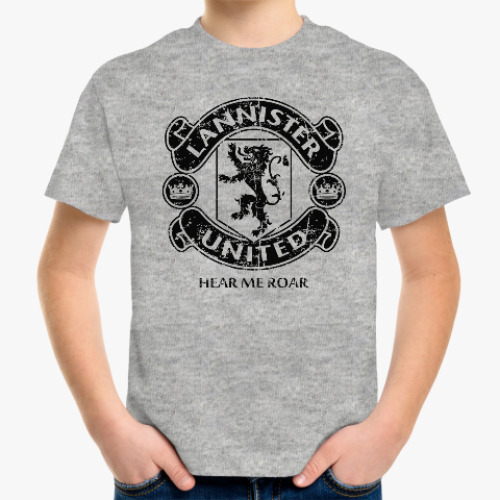 Детская футболка с принтом Игра престолов.Ланнистеры