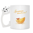 Кружка с футбольным мячиком