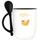 Кружка с ложкой