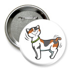 Значок 75 мм Кот-котофеич