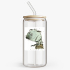 Банка с бамбуковой крышкой