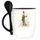 Кружка с ложкой