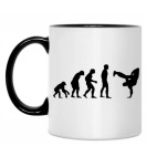 Кружка двухцветная