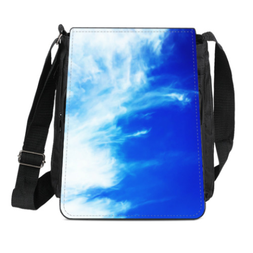 Сумка-планшет с принтом Контраст неба