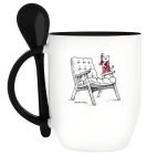 Кружка с ложкой