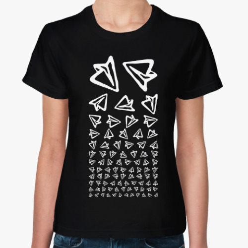 Женская футболка с принтом Telegram