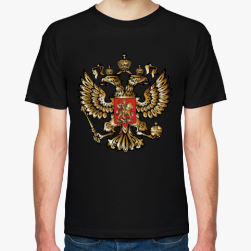Футболка с принтом Герб России
