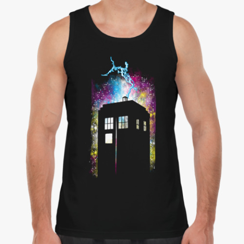 Майка с принтом Тардис