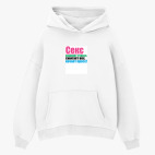 Толстовка худи оверсайз