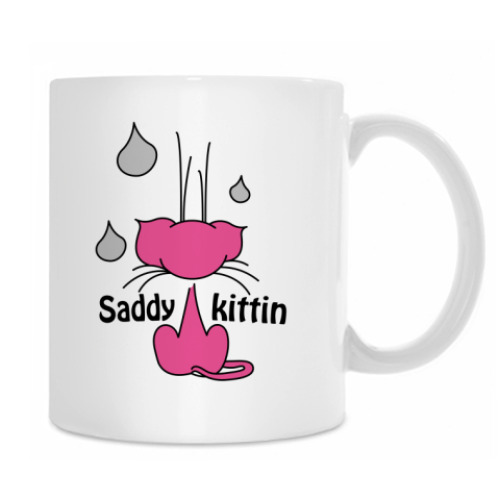 Кружка с принтом Котёнок