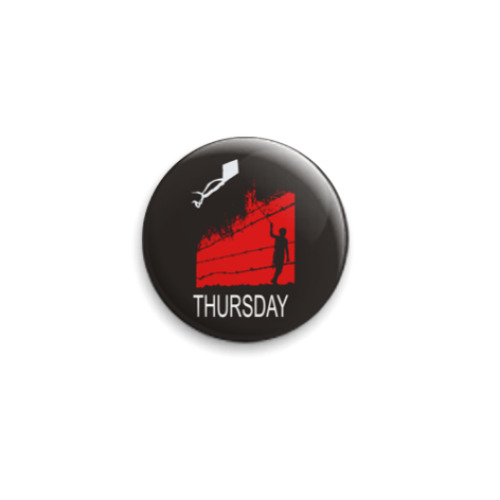 Значок 25мм с принтом Thursday