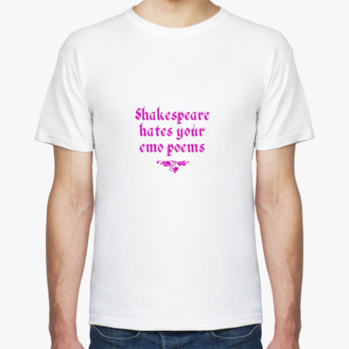 Футболка с принтом Shakespeare