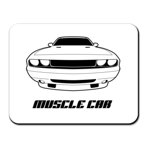 Коврик для мыши с принтом Muscle car