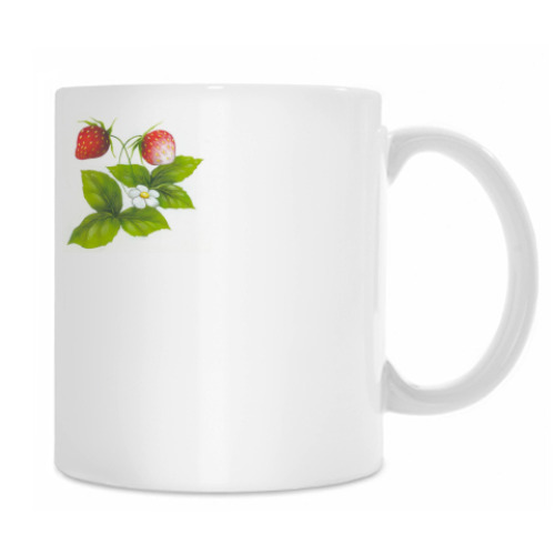Кружка с принтом Клубничка