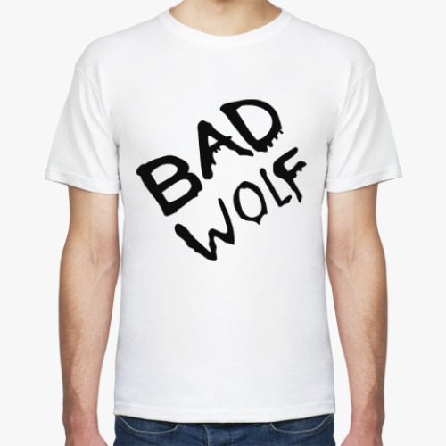 Футболка с принтом Злой волк