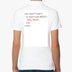 Женская рубашка поло