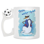 Кружка с футбольным мячиком