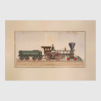 Постер 20 х 30 см Паровоз