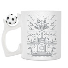 Кружка с футбольным мячиком
