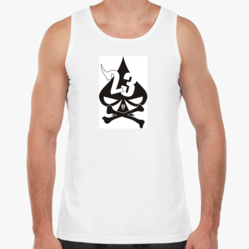 Майка с принтом spade