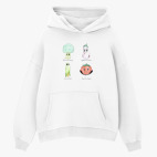 Толстовка худи оверсайз